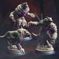 
3pc Werewolf Warriors DnD Dungeons and Dragons 28mm/32mm TTRPG DnD Monster Figurines 5e mob