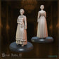 
3pc Masquerade Servants for Dungeons and Dragons 28mm/32mm Tavern TTRPG Minis Bartender Figurine Maid Miniatures Tavern Bar Staff - GG