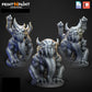 
3 Horror Spawns Miniature – Dungeons and Dragons DnD 5e Pathfinder RPG Tabletop Fantasy Figure –PnP