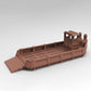 
Cargo Barge with Cargo | 3D Printed Sci Fi Ship Terrain for Dungeons and Dragons, Starfinder, Infinity and TTRPG Scenery