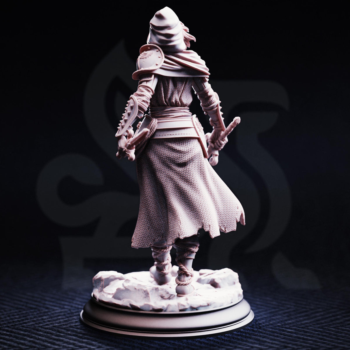 
Blade of Justice - Delyna ro Unviel Dungeons and Dragons 28mm/32mm/38mm Mini RPG Tabletop Miniature DnD Painting Pathfinder 5e DnD - DmS