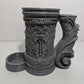 
Barbarian Tankard Dice Vault and Tower 3D Printed DnD Dice Holder, RPG Gift for Tabletop Players and Dungeons and Dragons, FatesEnd
