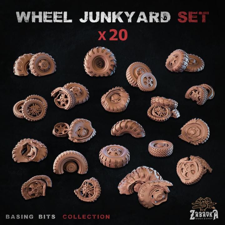 
20pc Wheel Junkyard