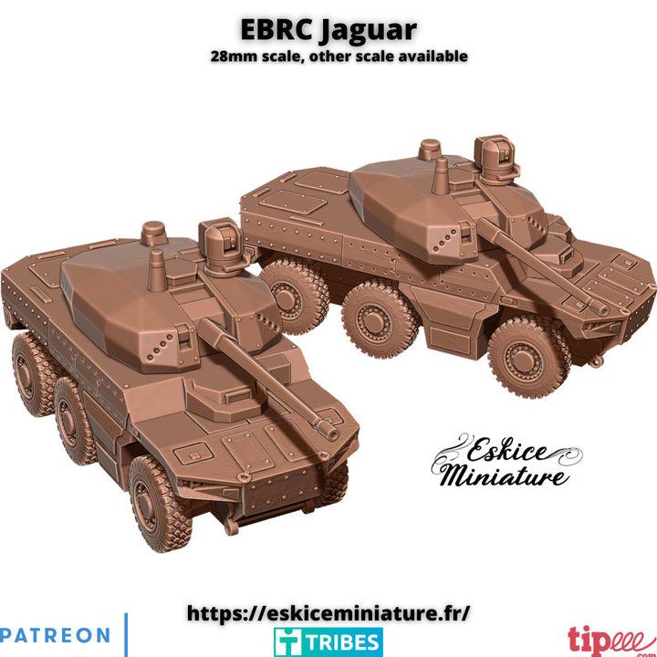 
EBRC Jaguar Modern Recon Vehicle – 15mm 20mm 28mm 32mm 1 35 Scale – French Military Miniature Tank – Eskice Miniature
