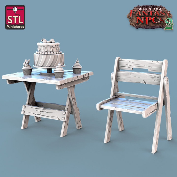 
Candy Seller Vendor Set, Shop, DnD, Dungeons and Dragons, TTRPG Miniatures, Fantasy Store, Sweet shop, Figurine, NPCs, DnD Scatter Terrain