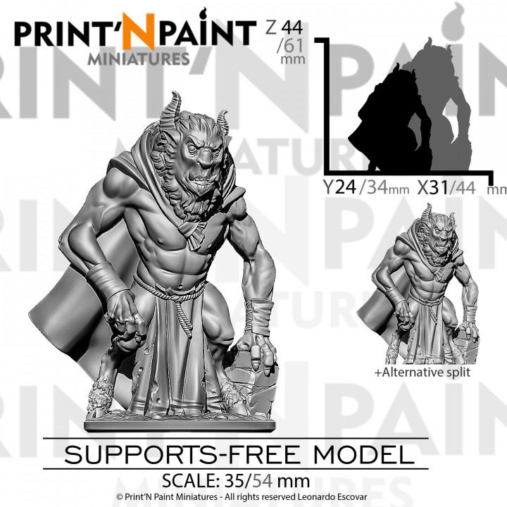 
Haunted Werebeast Miniature – Dungeons and Dragons RPG Tabletop Figure Pathfinder 5e –PnP