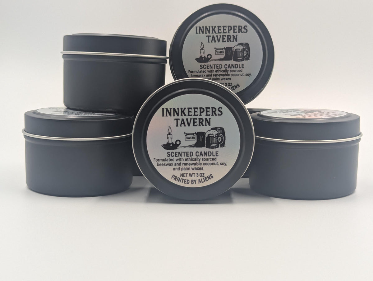 
Innkeepers Tavern Scented 3oz Beeswax Hand Poured Candle