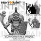 
Boarman Gladiator Miniature – Dungeons and Dragons Fighter – RPG Tabletop DnD Pathfinder 5e Fantasy Beast Warrior –PnP