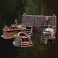 
Hags Hovel Terrain Witch Set DnD Dungeons and Dragons 28mm/32mm TTRPG Fantasy Miniatures DnD 5e Pathfinder Pathfinder Cauldron Books Altar