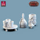 
Pottery Miniature Vendor DnD Dungeons and Dragons 28mm/32mm Potter Miniature Vase TTRPG Fantasy Scatter Terrain Dollhouse Furniture Diorama