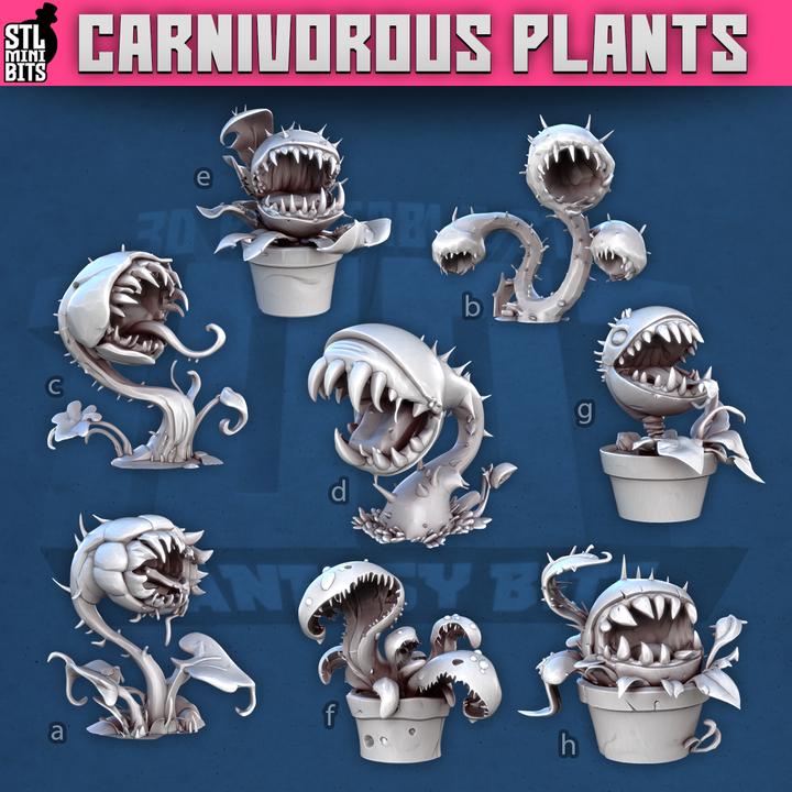 
8 Pc Carnivorous Plants for Dungeons and