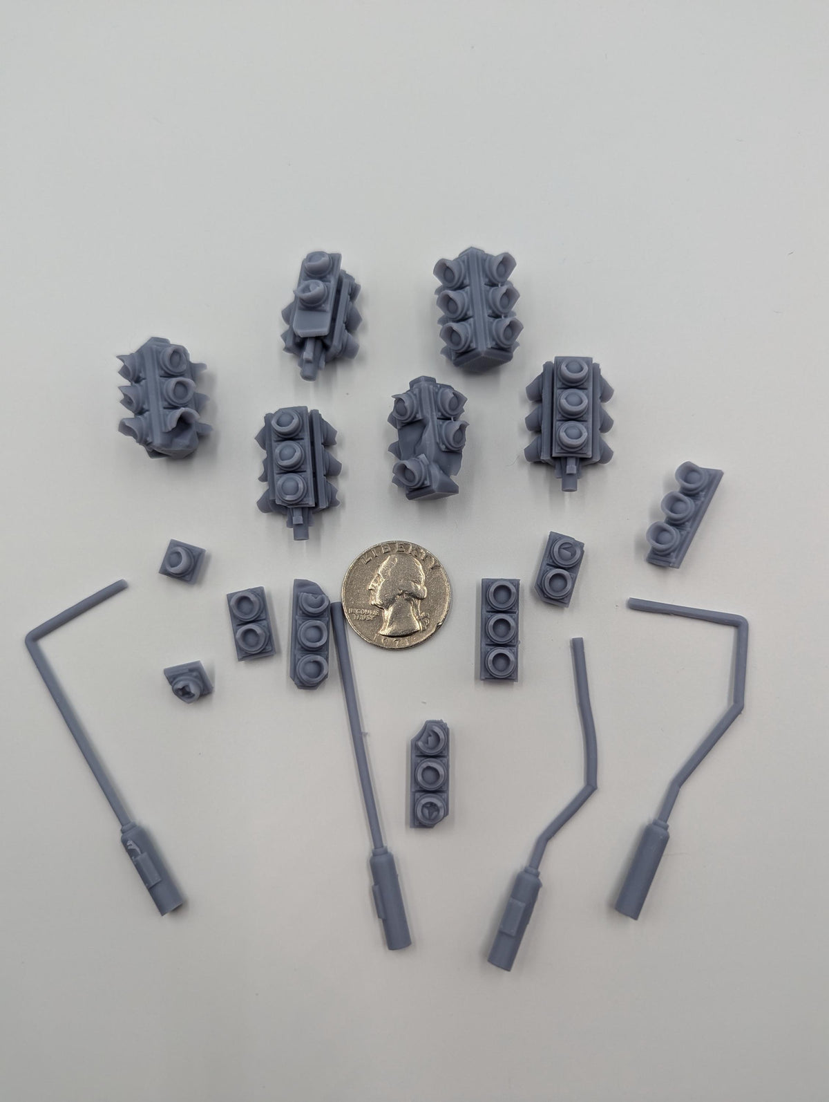 
18pc Road Traffic Lights (Basing Bits 2.0) 28mm/32mm Scale Basing Materials Dystopian Wargaming City Infrastructure Scenery ElementsZbW