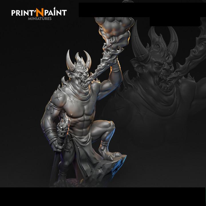 
Firespitter Demon Multi Part Miniature – Dungeons and Dragons RPG Tabletop Figure Pathfinder 5e –PnP