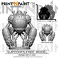 
Barrel Golem – Fantasy Construct Miniature – 28mm 32mm 35mm Scale – Tabletop RPG Figure for DnD & Pathfinder – Gray PLA 3D Printed –PnP