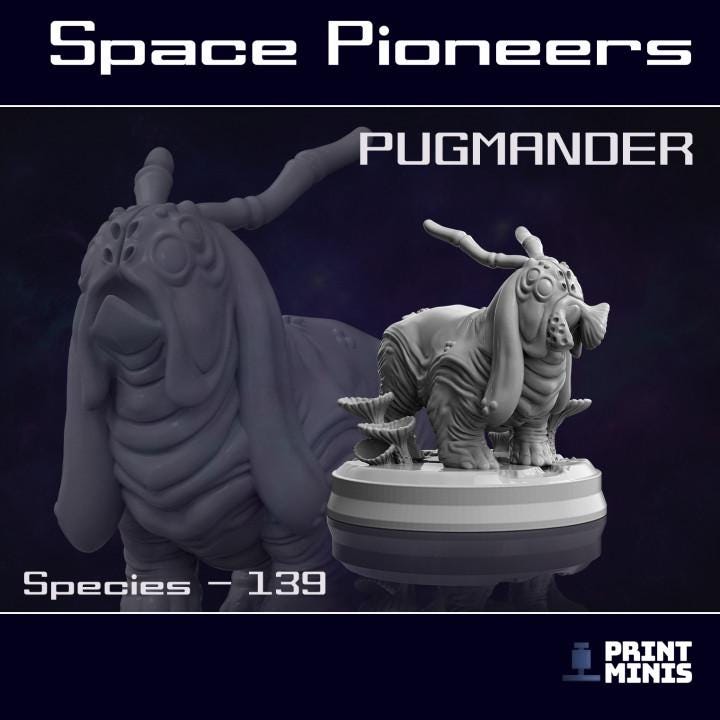 
2 Pc Pugmander Alien Monster (Species 139)