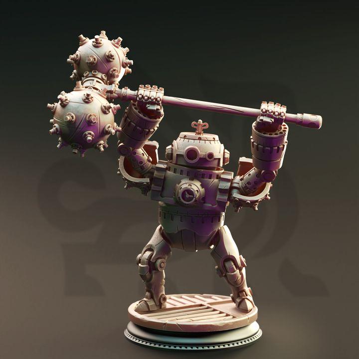 
Clockwork Simulacrums Dungeons and Dragons Steampunk Robots Mini RPG Tabletop Miniature DnD Painting Pathfinder 5e DnD Minor Venators - DmS