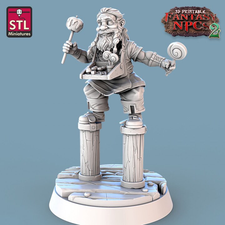 
Candy Seller Vendor Set, Shop, DnD,
