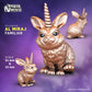 
Almiraj Horned Rabbit Familiar Dungeons and Dragons  28mm 32mm D&D Wargame Miniatures for Dioramas TTRPG Fantasy - Nm
