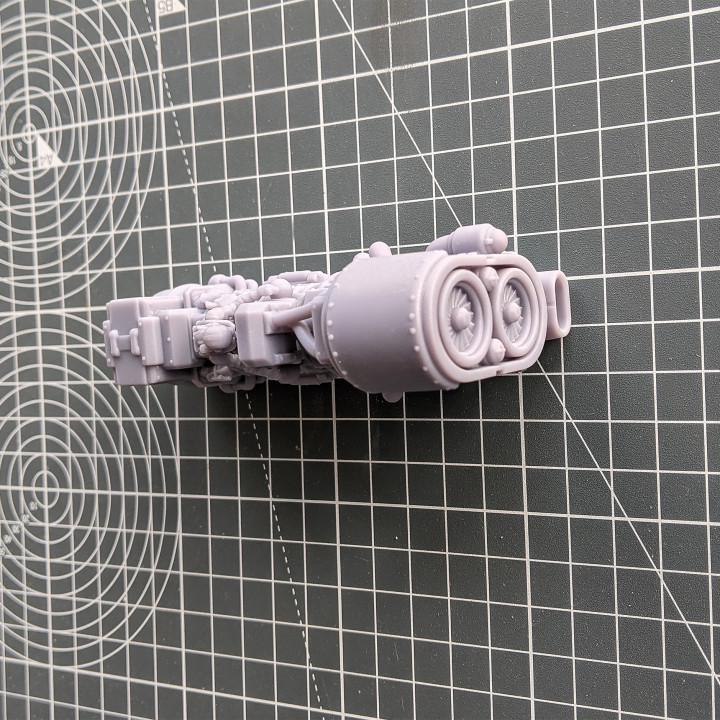 
Diesel Bike and Rider 28mm/32mm TTRPG Fantasy Sci-fi Wargame Scatter Scenery Futuristic Motorbike Vehicle