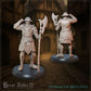 
3pc Grimwardens for Dungeons and Dragons 28mm/32mm TTRPG Townsfolk Guard Miniatures RPG Soldiers - GG