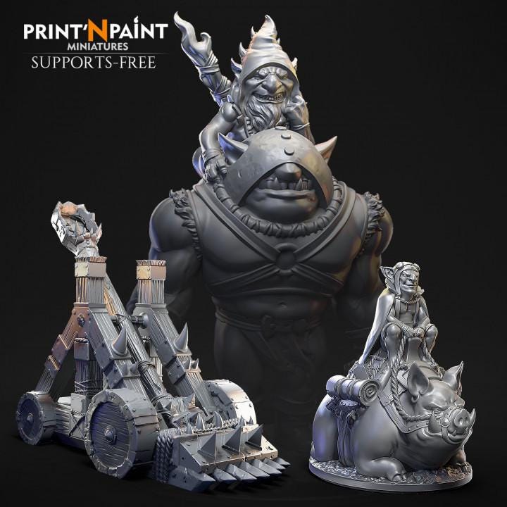 
Goblin Siege 3 Mini Bundle Miniature – Dungeons and Dragons DnD 5e Pathfinder RPG Tabletop Fantasy Figure –PnP
