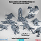 
10pc USA WW2 Casualties Serie 1 – 15mm 20mm 28mm 32mm 1 35 Scale – American Army Fallen Soldiers Set – Eskice Miniature