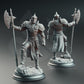 
Knight Miniature Dungeons and Dragons 28mm/32mm/38mm Mini RPG Soldier Tabletop Miniature Pathfinder 5e DnD Fighter Set Claudius - DmS