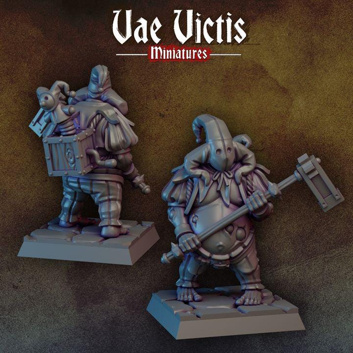 
Corrupted Brute DnD Dungeons and Dragons 28mm/32mm TTRPG Wargame Miniature Brute Figurine Pathfinder DnD Minis 5e Fantasy RPG Clown Circus