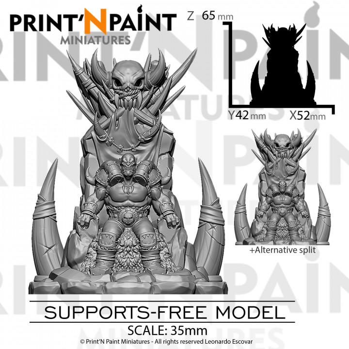 
Warlord's Fury 3 Mini Bundle Miniature – Dungeons and Dragons RPG Tabletop Fantasy Creature Figure for DnD 5e Encounters –PnP