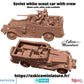 
Soviet White Scout Car WW2 – 15mm 20mm 28mm 32mm 1 35 Scale – Armored Recon Vehicle – Eskice Miniature