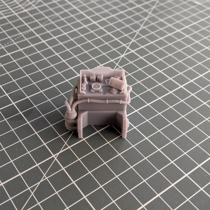 
Space Colonisation Machines - Terrain Pioneer Equipment (Space Pioneers Collection) | 28mm/32mm TTRPG Sci-fi Machinery Exploration Scatter