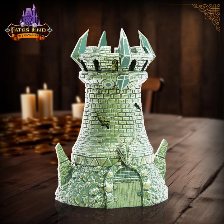 
Fighter Bank – Fantasy Coin Bank – Dungeons and Dragons Decor – RPG Tabletop Storage – Dice Tower Style Coin Holder, FatesEnd