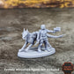 
3pc Cyberhound Miniature Set, Grimdark 40K, Dieselpunk, 28mm Sci Fi, Dog Mini, Cyberpunk, , DnD Dog Miniature by Print Minis