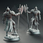 
Knight Miniature Dungeons and Dragons 28mm/32mm/38mm Mini RPG Soldier Tabletop Miniature Pathfinder 5e DnD Fighter Set Claudius - DmS