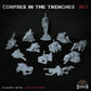 
12pc Corpses in Trenches for Dungeons and Dragons 28mm/32mm Basing Bits DnD Scatter Terrain Scenery D&D TTRPG Mini Basing Material - ZbW