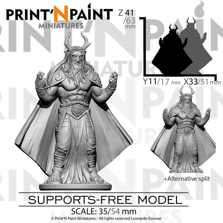 
Duskbringer Druid – Fantasy Nature Caster Miniature – 28mm 32mm 35mm Scale – Tabletop RPG Figure for DnD & Pathfinder – Gray PLA –PnP