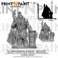 
Warlord's Fury 3 Mini Bundle Miniature – Dungeons and Dragons RPG Tabletop Fantasy Creature Figure for DnD 5e Encounters –PnP