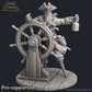 
Peg Leg Pirate DnD Dungeons and Dragons 28mm/32mm TTRPG Wargame Scatter Terrain Pirate Ship Wheel Fantasy Wargame Miniatures