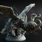
Eldritch Flayed Dragon - Midorius the Remade | 28mm/32mm/38mm TTRPG Dark Fantasy Wargaming DnD Undead Draconic Illithid Mindflayer Creature