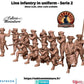
13pc Infanterie in Uniform Firing Revolutionary War – 15mm 20mm 28mm 32mm 1 35 Scale – Historical Miniature Figure – Eskice Miniature