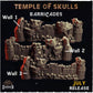 
Temple of Skulls Barricades DnD Dungeons and Dragons 28mm/32mm Scatter Terrain TTRPG Fantasy Tabletop Terrain Barricade Brick wall Skull s