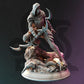 
Masked Drow Swamp Ranger Miniature Dungeons and Dragons 28mm/32mm/38mm Mini RPG Tabletop Miniature DnD Pathfinder 5e DnD Exrin - DmS