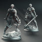 
Female Masked Commander Miniature Warrior Dungeons and Dragons 28mm/32mm/38mm Mini RPG Tabletop Miniature Pathfinder 5e DnD Vera - DmS