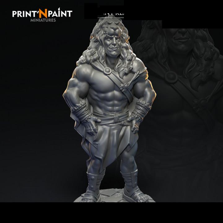 
Hercules Miniature – Dungeons and Dragons RPG Tabletop Fantasy Creature Figure for DnD 5e Encounters –PnP