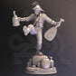 
Extravagant Half Elf Bard Miniature Dungeons and Dragons 28mm/32mm/38mm Mini RPG Tabletop Miniature DnD Pathfinder 5e DnD Brekken - DmS