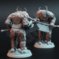 
3pc  Snow Trolls Tulva Drolls DnD Trolls Dungeons and Dragons 28mm/32mm TTRPG Fantasy Wargame Miniature DnD 5e Pathfinder Beasts