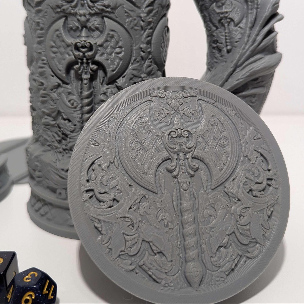 
Barbarian Tankard Dice Vault and Tower 3D