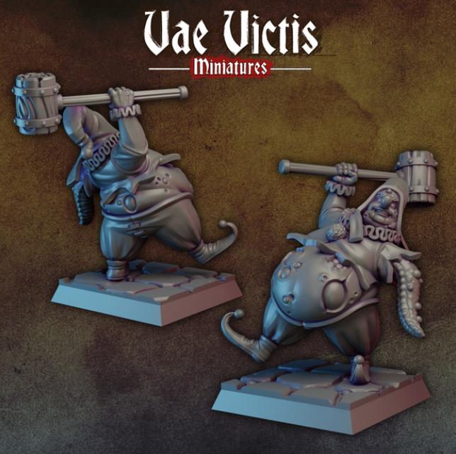 
Corrupted Clown Miniature DnD Dungeons and Dragons 28mm/32mm DnD Monster TTRPG Fantasy wargame miniature for painting Tentacle arm