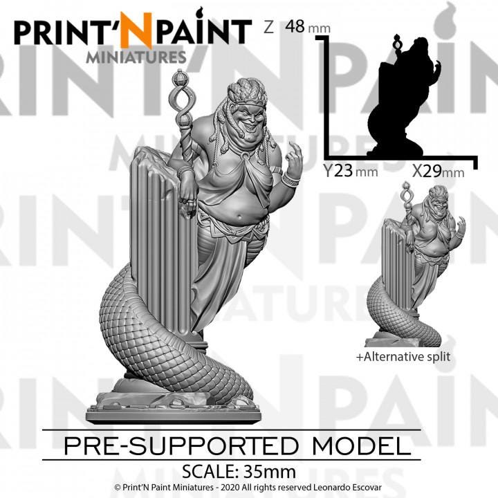
Medusa Miniature – Dungeons and Dragons RPG Tabletop Fantasy Creature Figure for DnD 5e Encounters –PnP