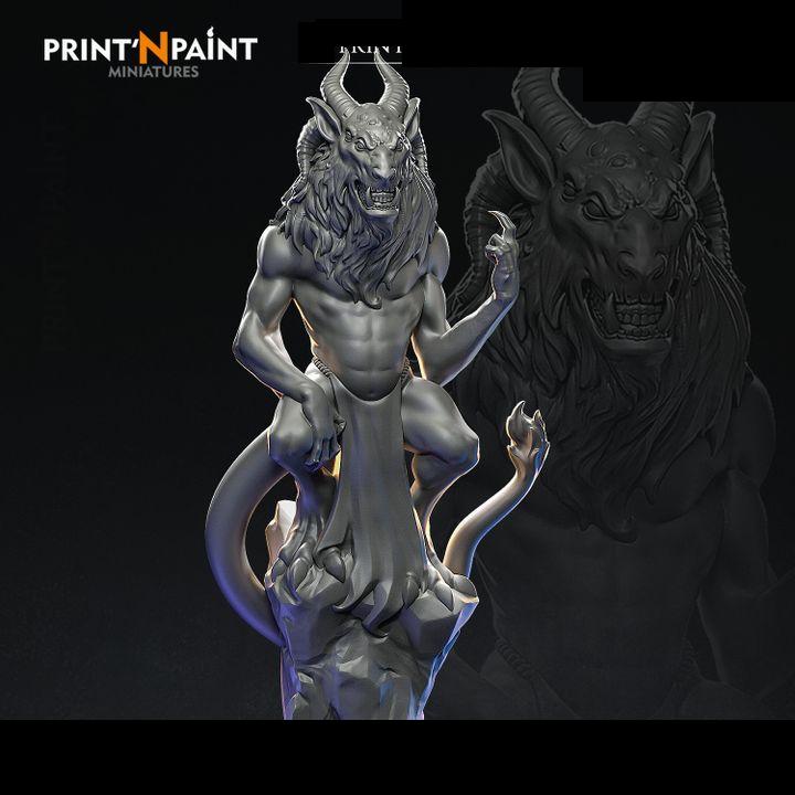 
Bulezau Demon Miniature – Dungeons and Dragons Monster – RPG Tabletop Figure for DnD Painting Pathfinder 5e Horror –PnP